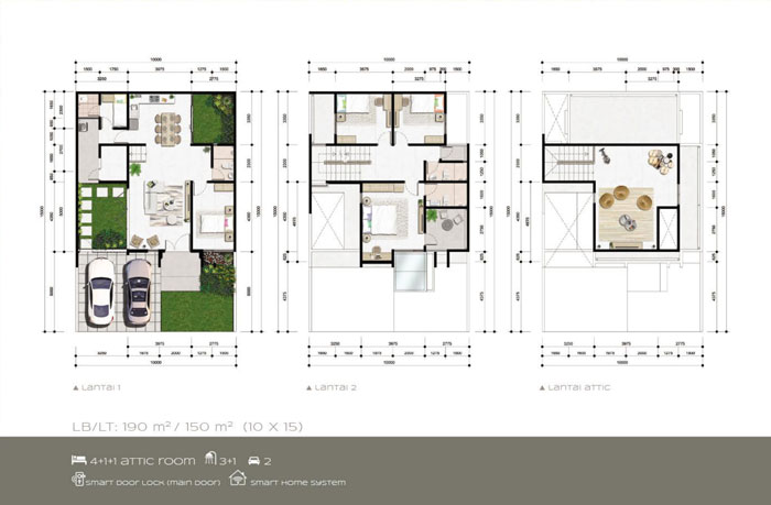 denah-cluster-aeris-tipe-primivere